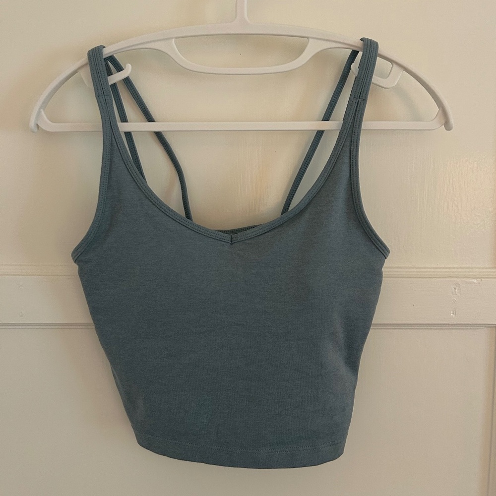 Vuori Halo Performance Crop Shade Heather Small